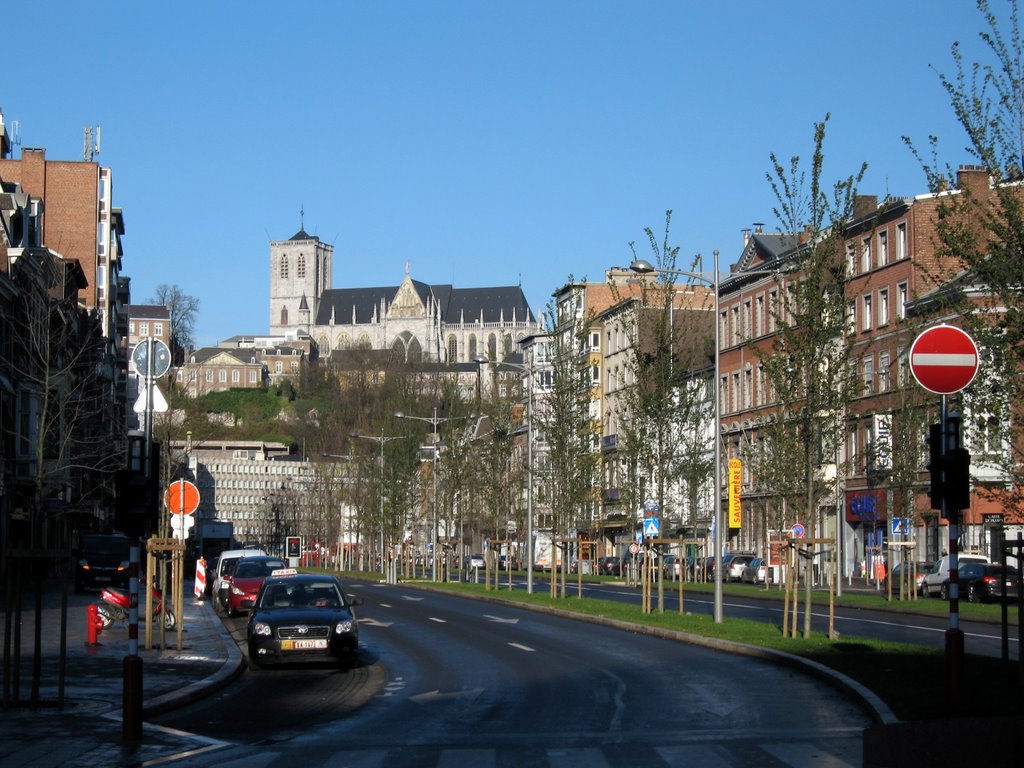 Liège: boulevard de la Sauvenière et Saint-Martin