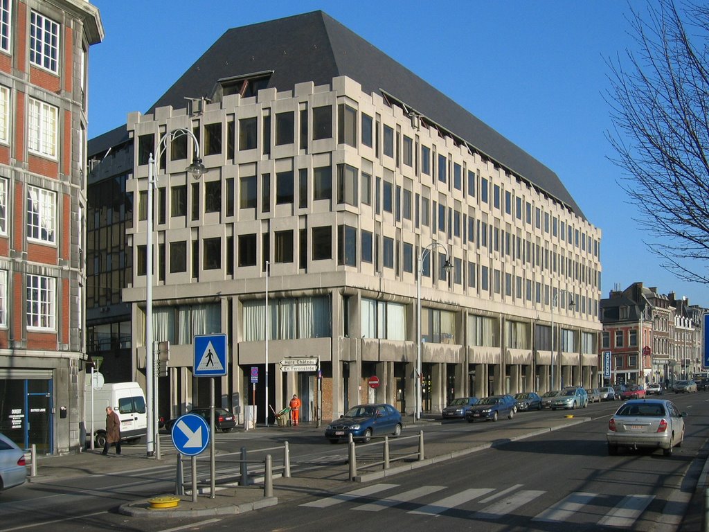 Liège: Quai de la Batte: lÎlot Saint-Georges