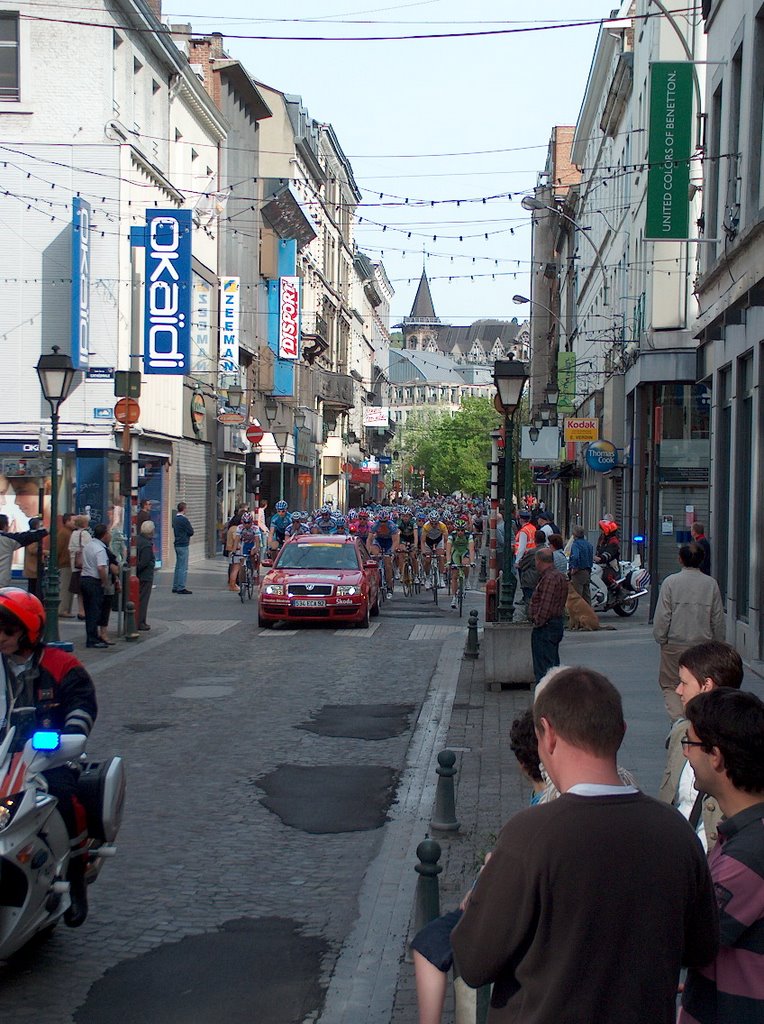 Départ de Liège -Bastogne-Liège 2008
