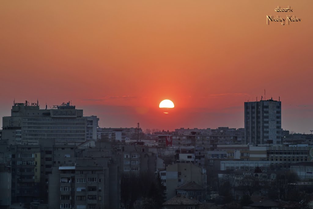 Dobrich at dusk