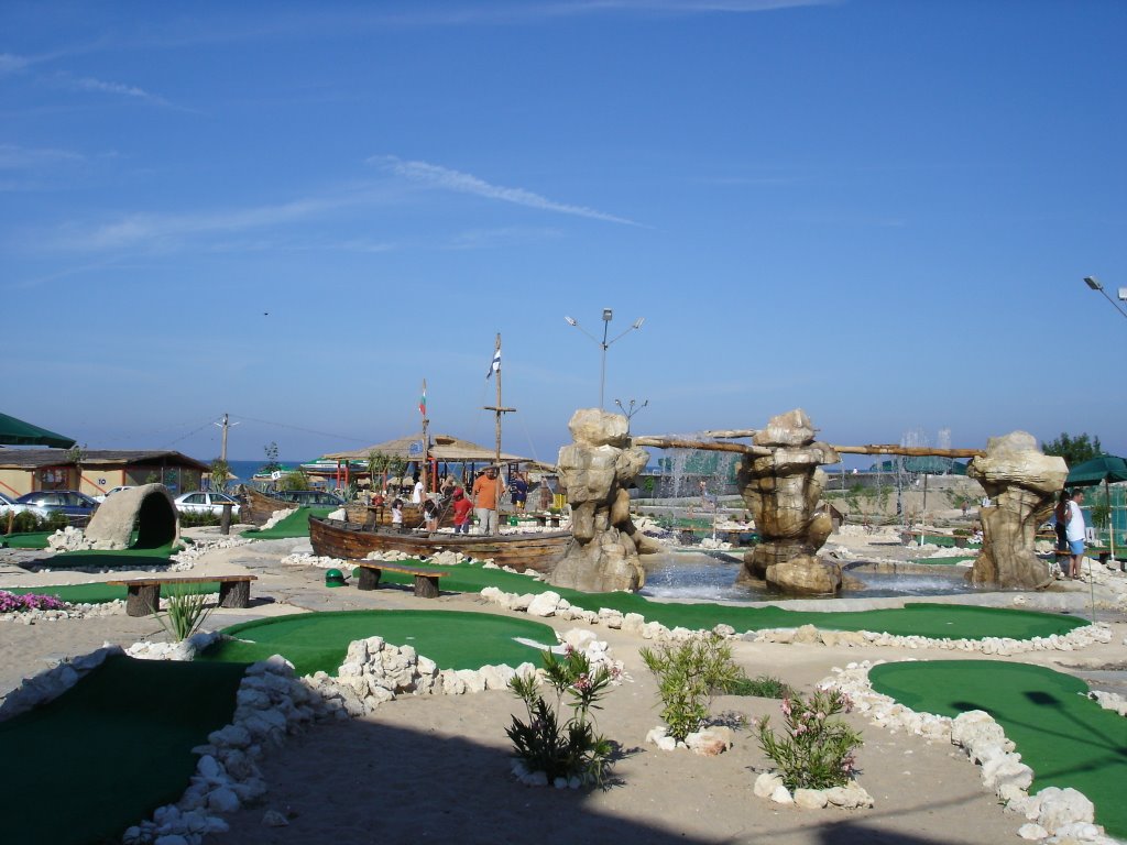 Minigolf Playground in Golden Sands, Varna