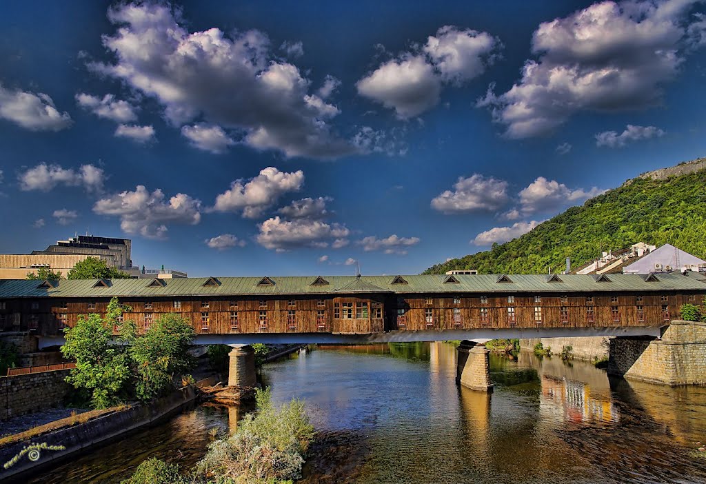 The Covered Bridge by Kolio Ficheto Master, Lovech, Закрития Мост на Уста Кольо Фичето, Ловеч, Bulgaria