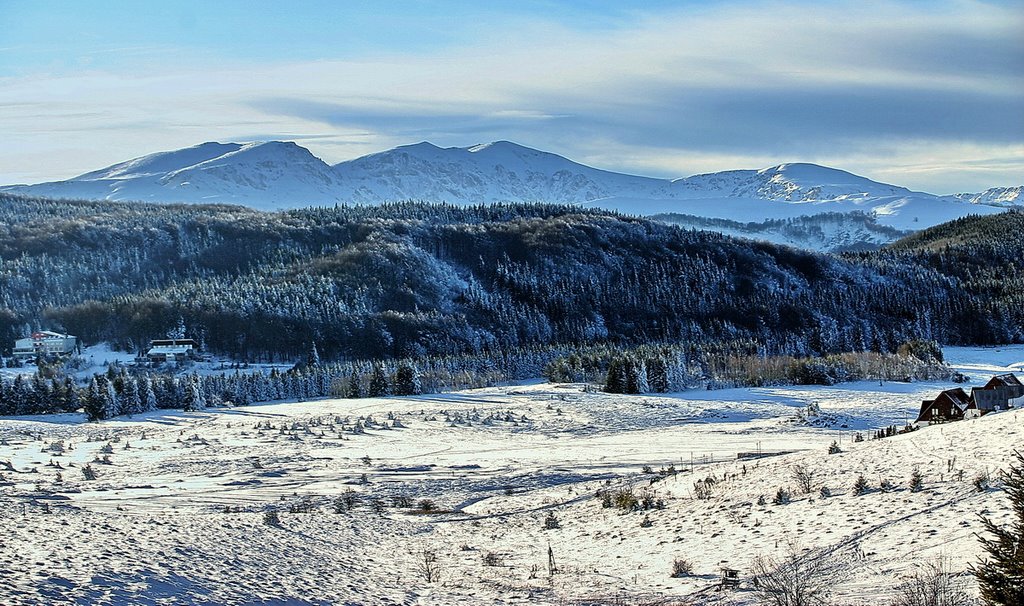 View from Uzana, winter