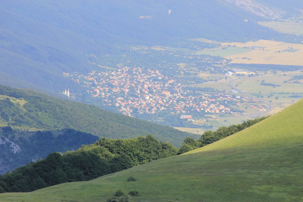 Shipka from peak Ispolin
