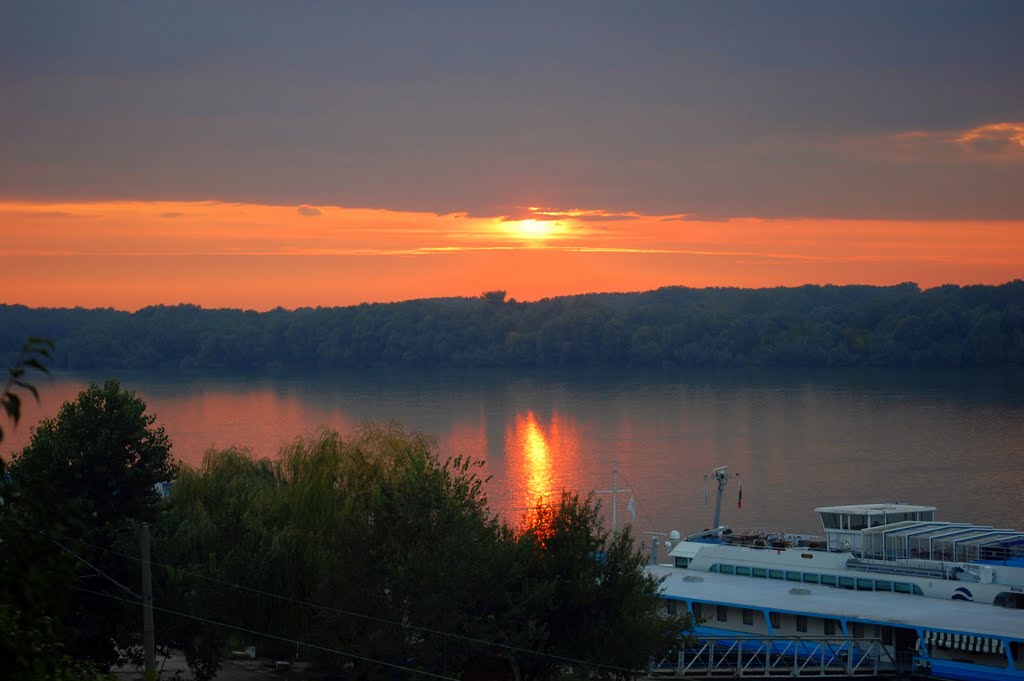 Danube sunset