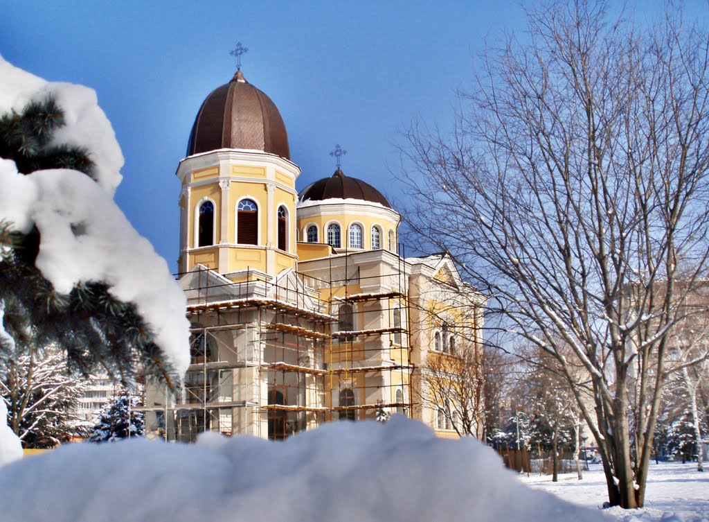 Църквата ,,Всех святих" в Русе-разрушена и построена отново /Church,All Saints` Ruse -destroyed and built again