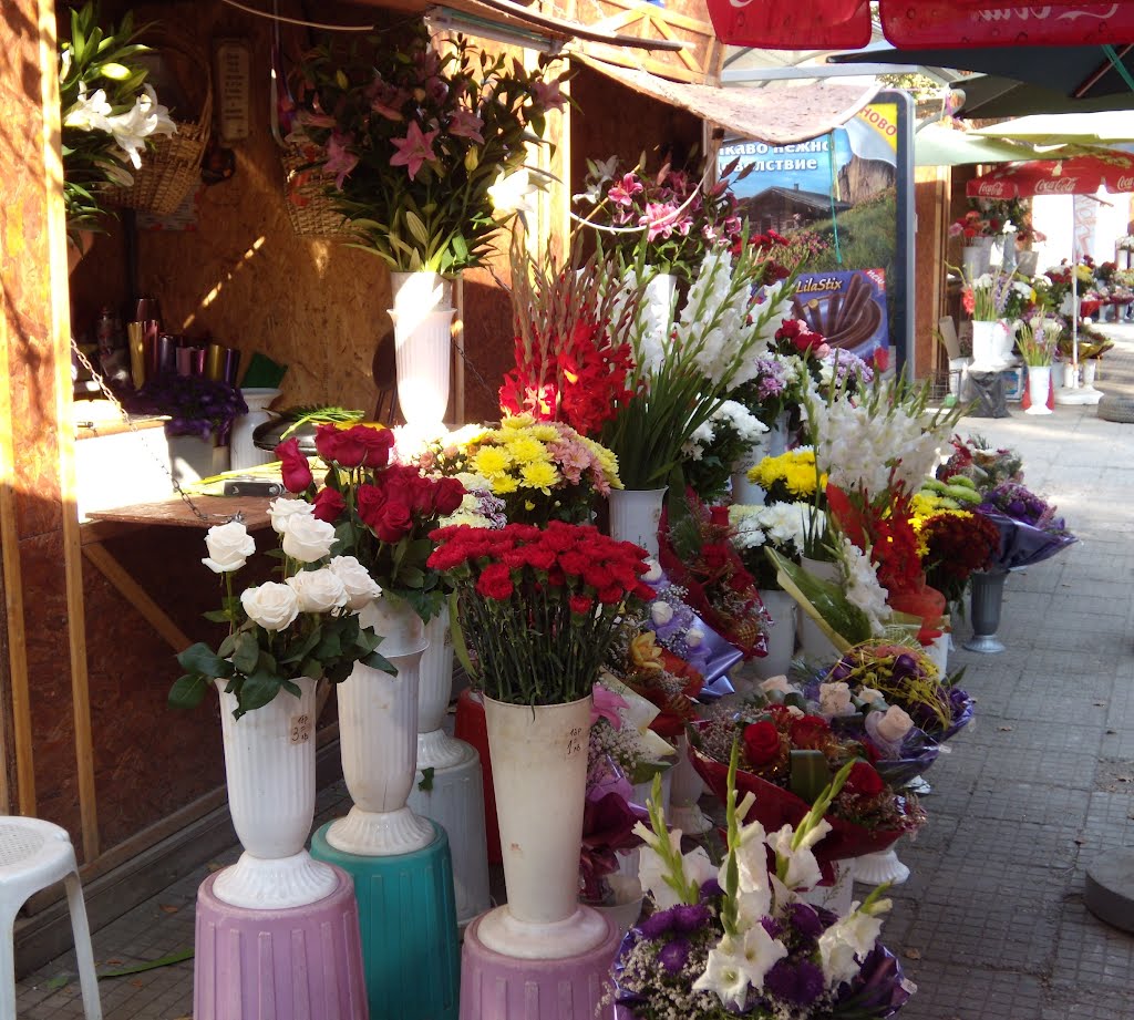 The flower market