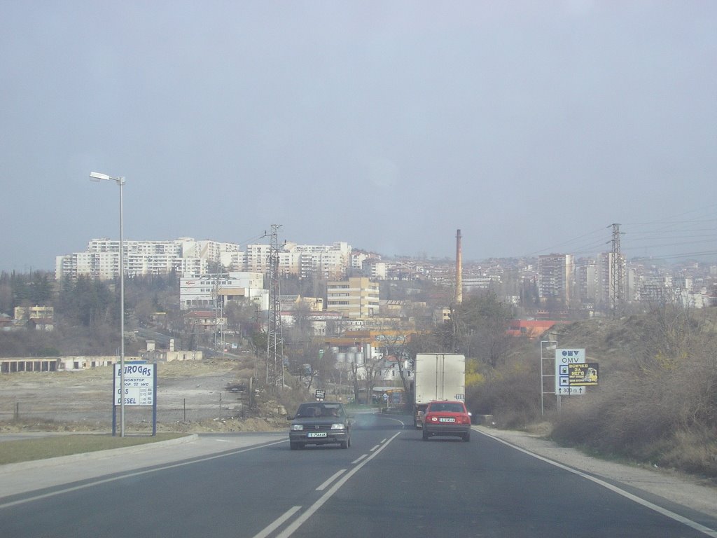 The city of Sandanski, Bulgaria