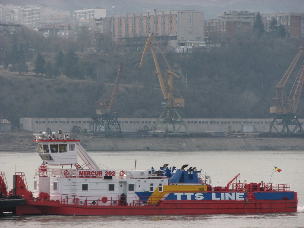 Vedere din port, catre Svistov