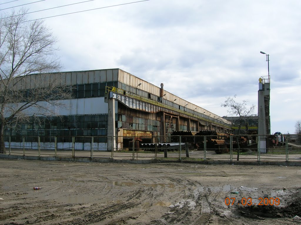 Industrial zone in Zimnicea, near Danube