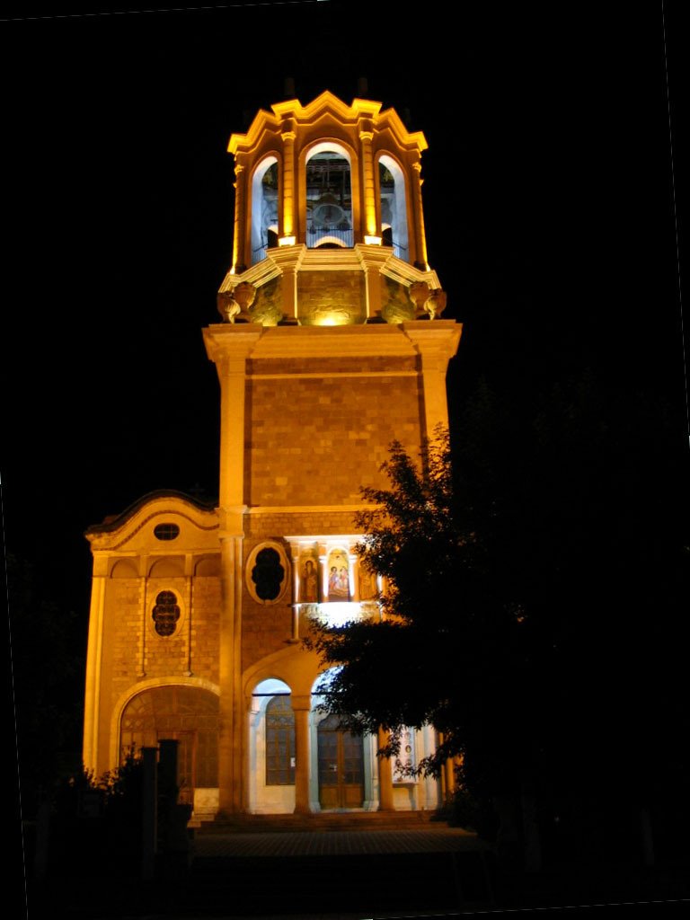 The church of Kolio Ficheto by the night