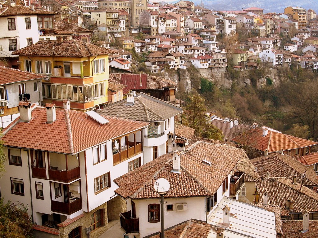 Veliko Tarnovo from cafe Panorama