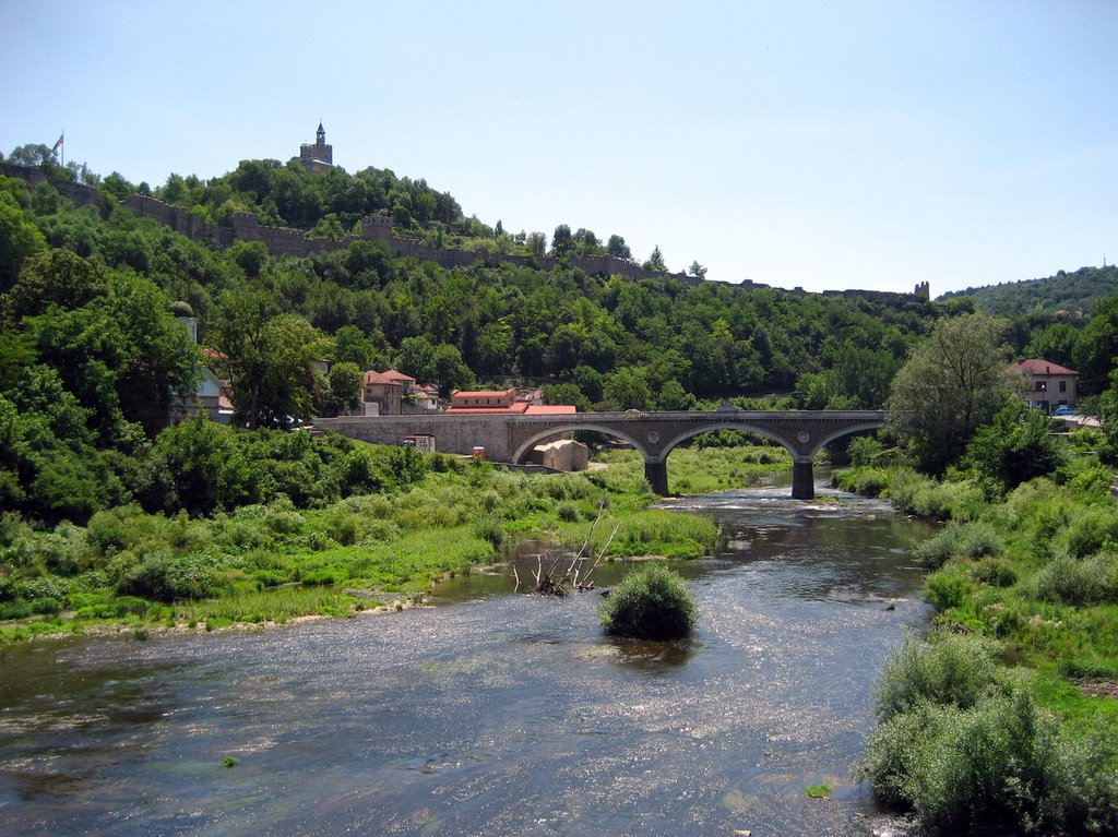 View from bridge, SS Forty Martyrs, Tsarevets