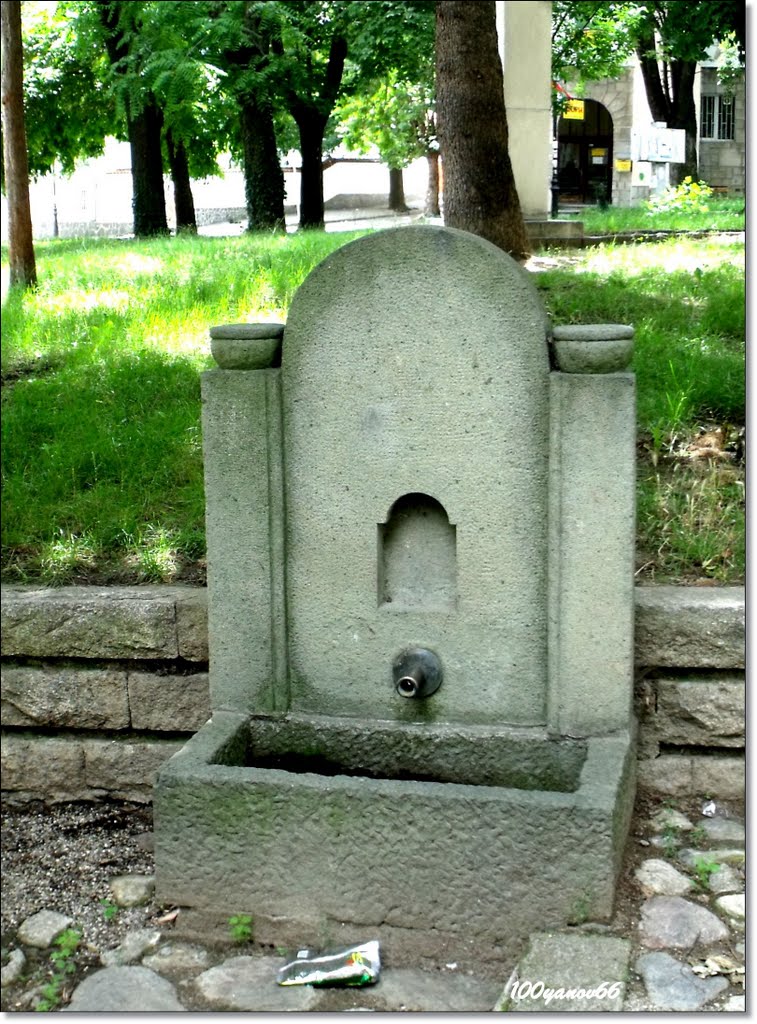 Drinking fountain in street "Vasil Levski" / По ул. "В. Левски"