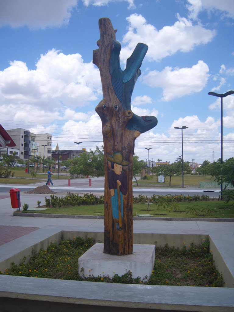 Monumento em homenagem ao plantio do fumo