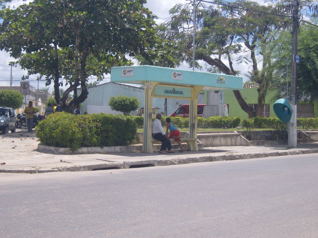 Ponto de ônibus em Arapiraca