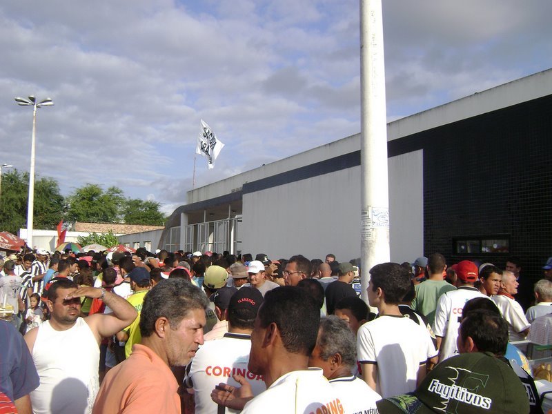 Estádio Coaracy da Mata Fonseca em dia de jogo