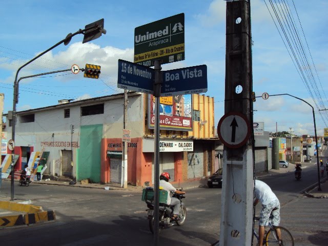 Rua Boa Vista com 15 de Novembro, Centro de Arapiraca