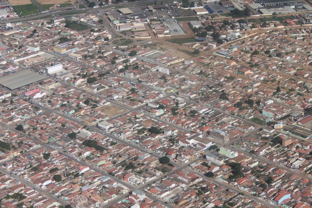 Patagônia, vista do céu.