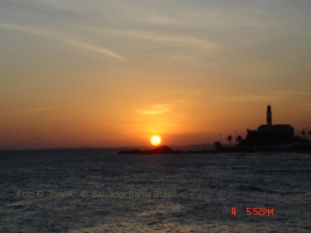 Por do Sol no Farol - Salvador Bahia