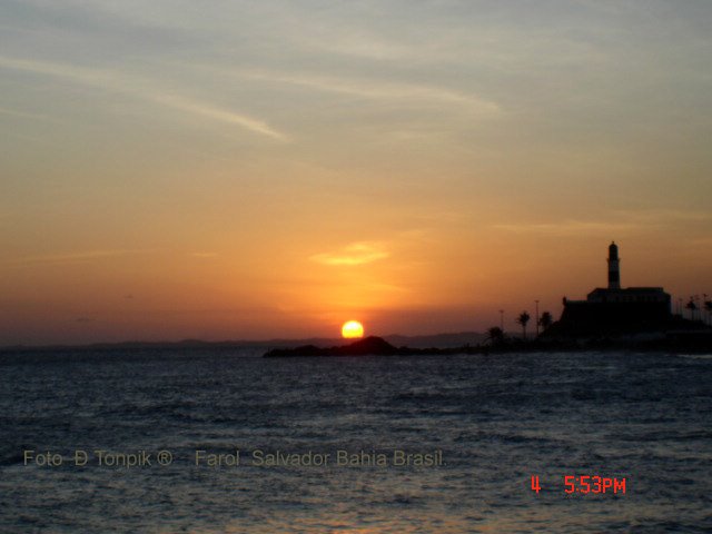 Por do Sol Ssa- Ba- Brasil- Farol