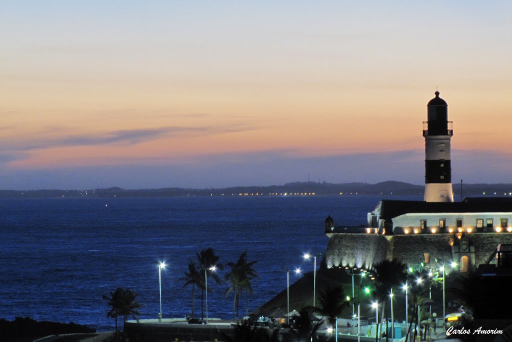 Farol da Barra à Noite