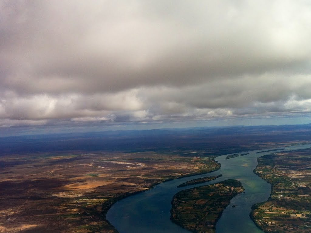 Rio São Francisco visto do céu
