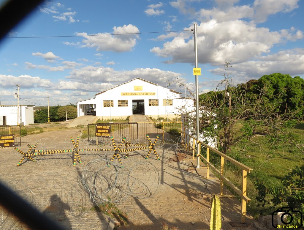 Base  militar da  ilha do Fogo, rio São Francisco