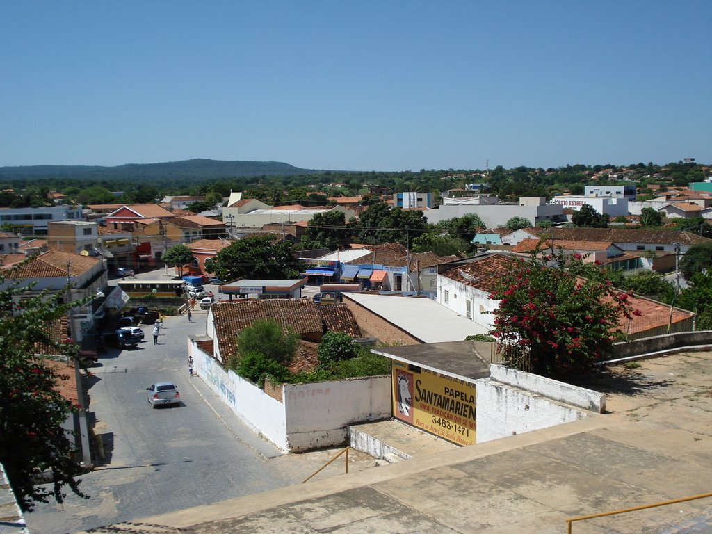 Foto tirada do alto da igrejinha