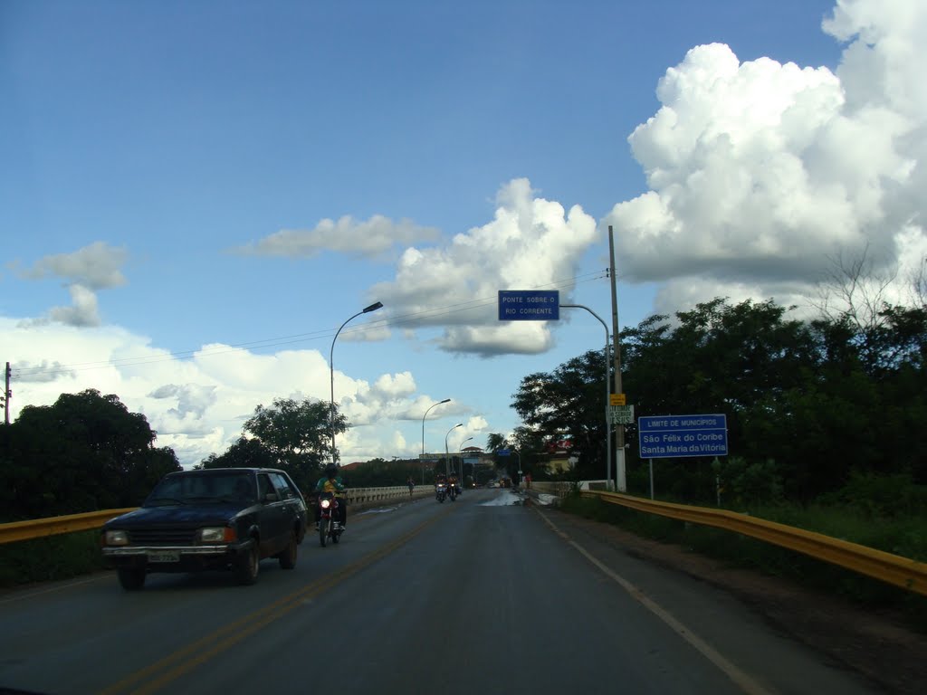 Santa Maria da Vitória - BA, chegada à cidade