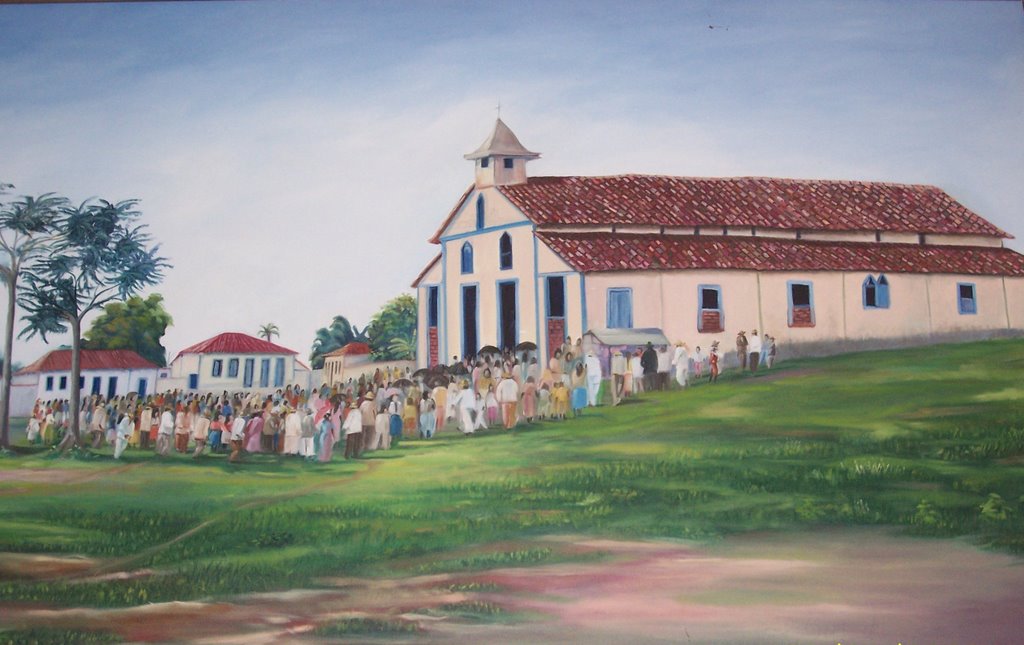 Antiga Matriz de Sant Ana (1870-1948)  Anápolis - GO - Brasil