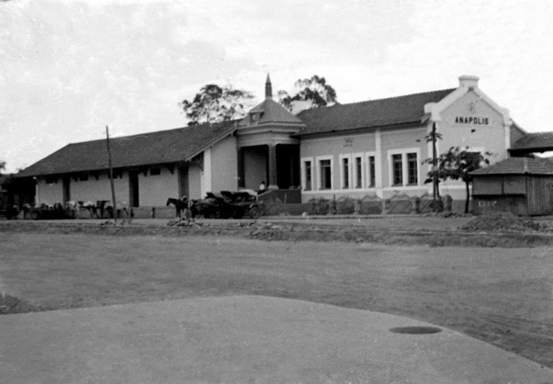 Antiga estação ferroviária de Anápolis, foi inaugurada em 07/09/1935