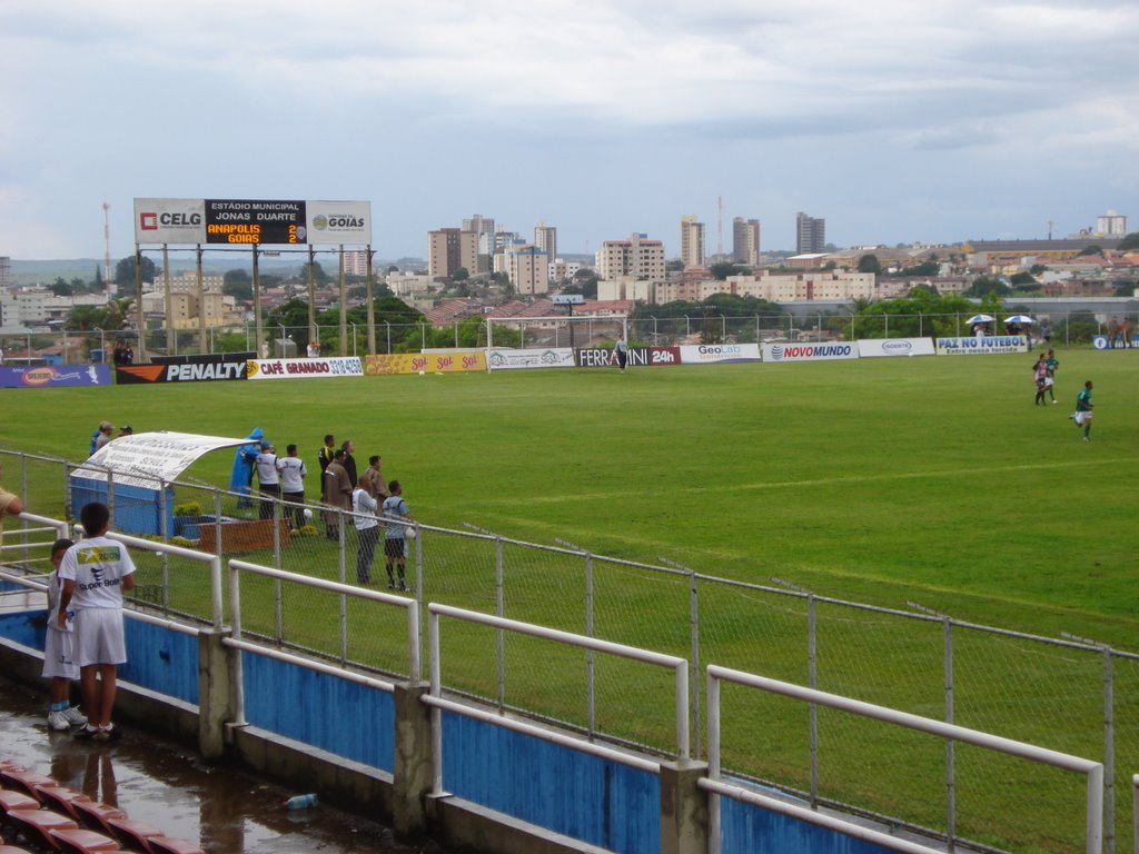 Cidade de Anápolis vista do Estádio Jonas Duarte