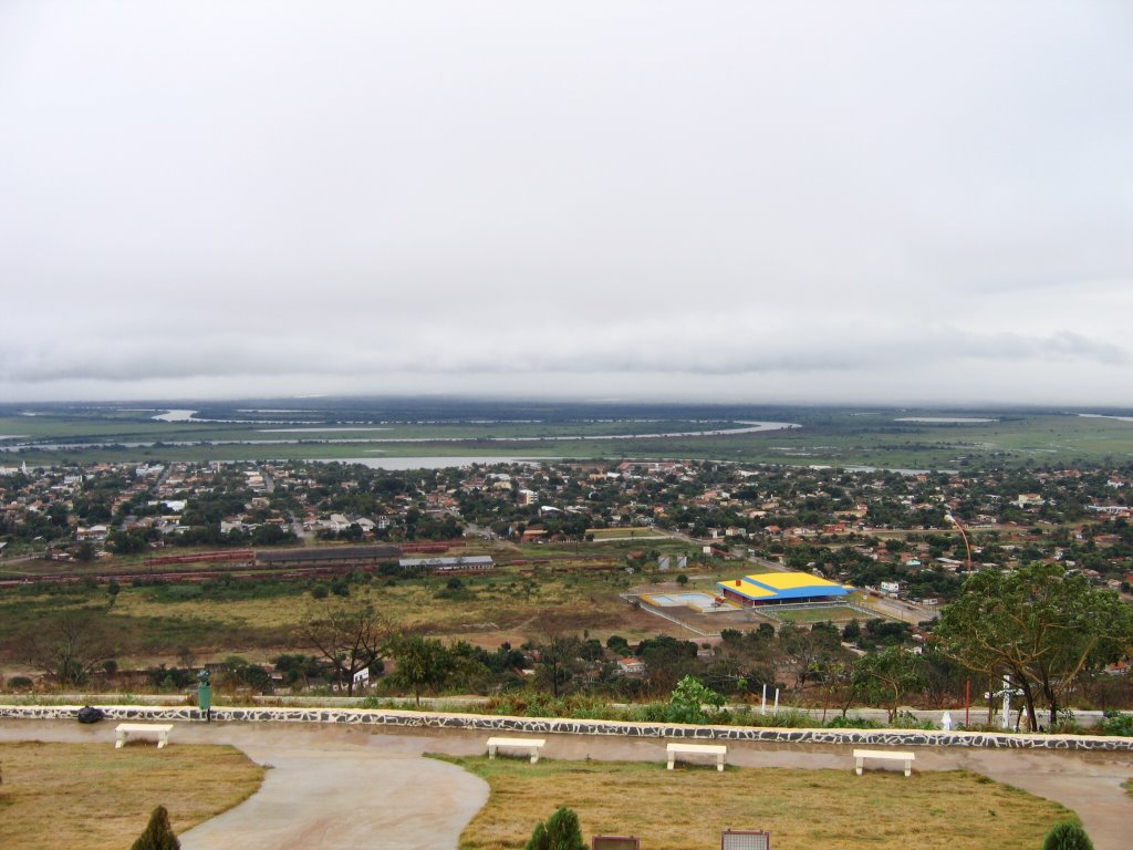 corumbá, vista do cristo, ms, Brasil