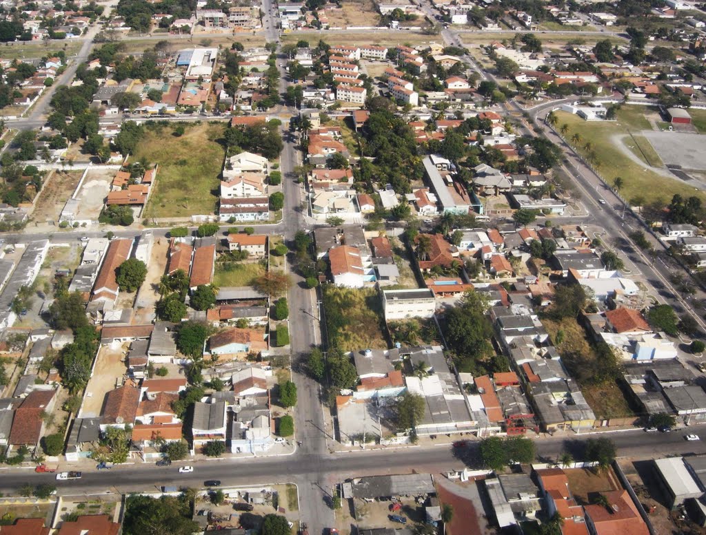 Vista aérea parcial - Corumbá, MS, Brasil.