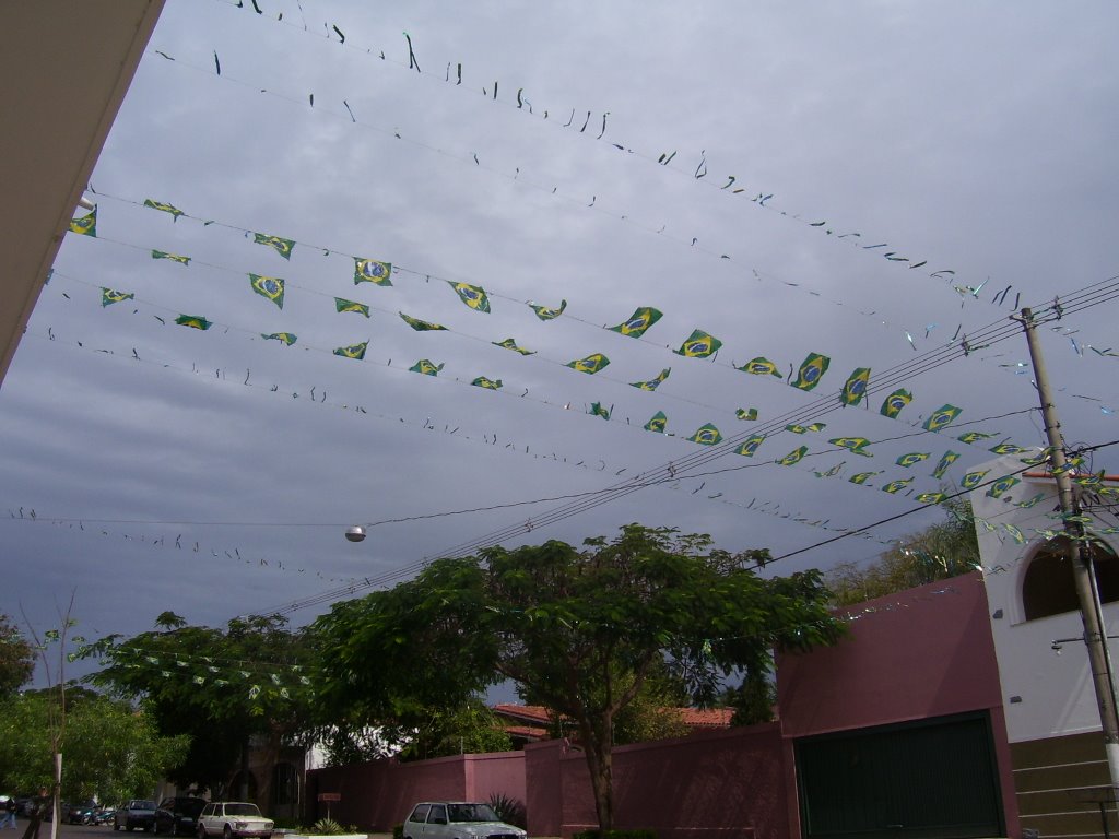 Calle en Corumbá, Mato Grosso, Brasil