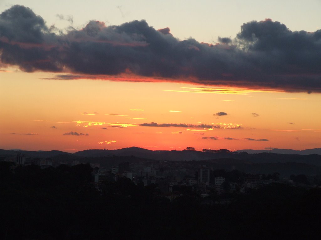 Pôr-do sol em Barbacena