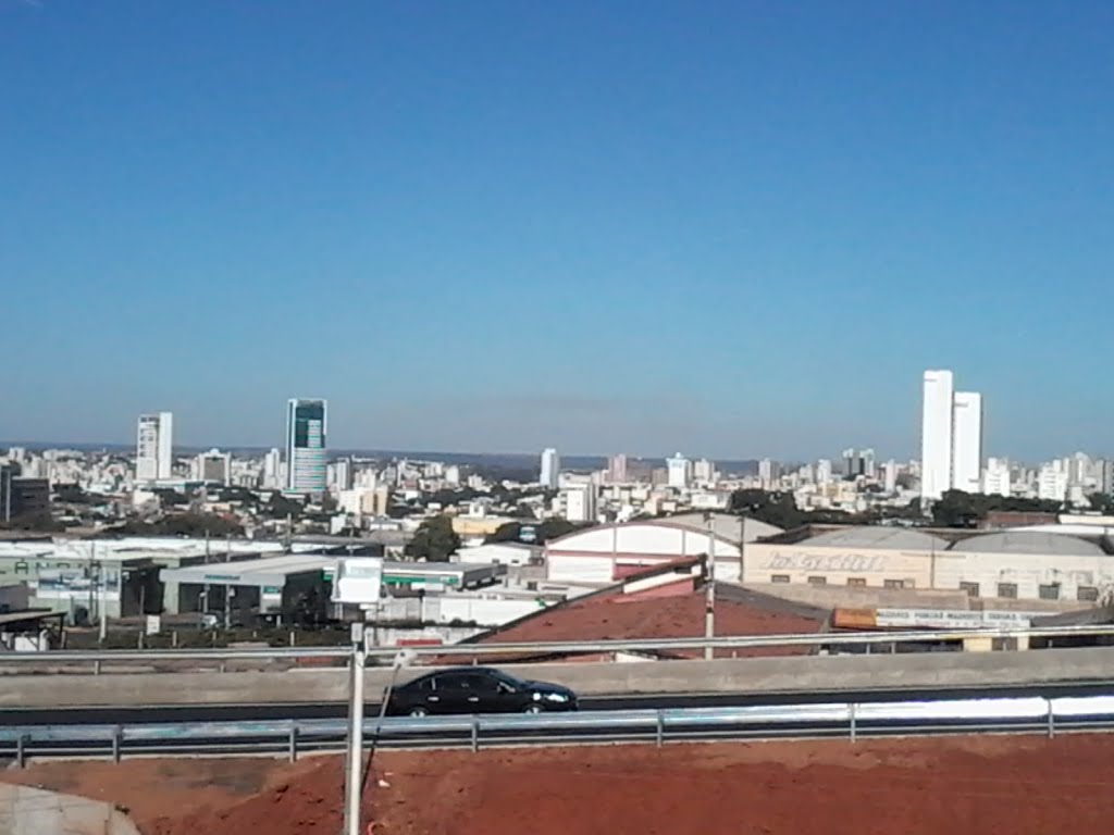 Vista de Uberlândia desde a BR 050