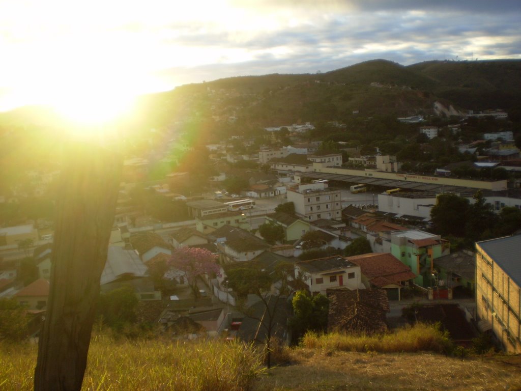 Pôr do sol em Teófilo Otoni - MG