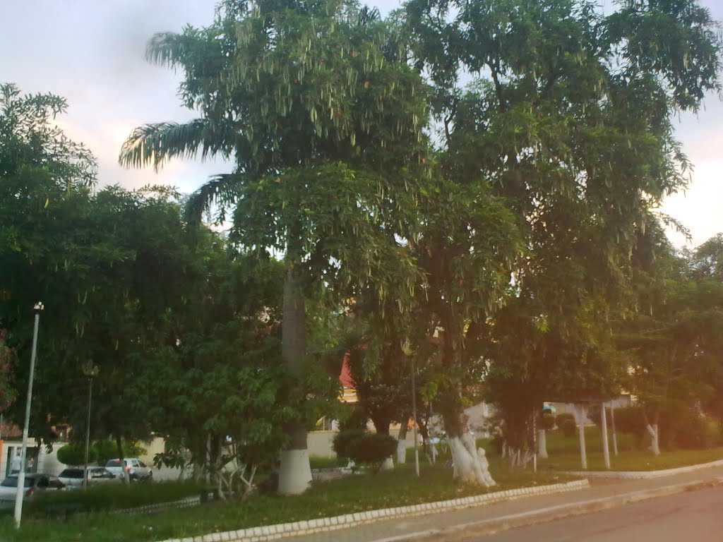 Praça  principal do Bairro de Fátima