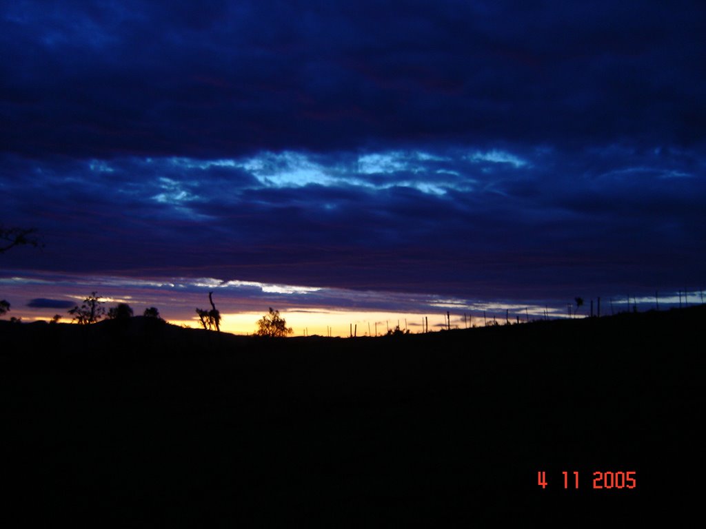 Amanhecer na quiçaça.