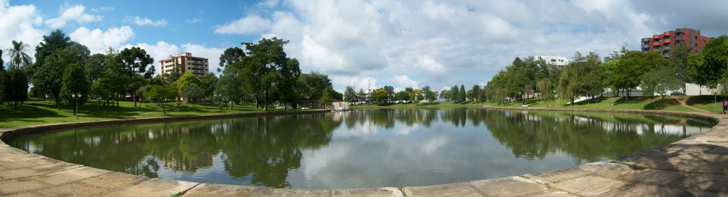 Panorâmica Lagoa das Lágrimas e ao fundo Hospital São Vicente de Paula