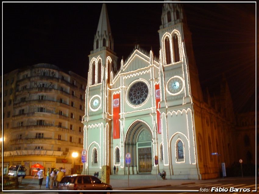 Catedral Curitiba - Foto: Fábio Barros (www.facebook.com/Cidade3d)