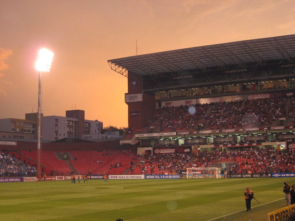 Im Stadion des Atlético Paranaense Klubs