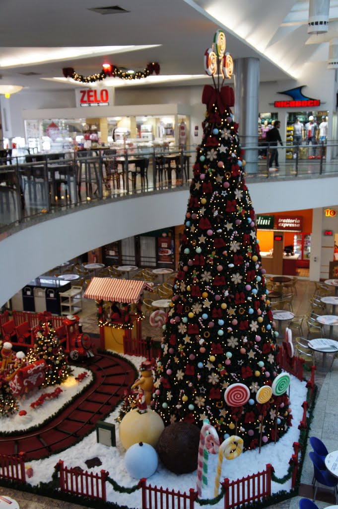 Decoração Natalina no Shopping Estação - Curitiba - Paraná - Brasil
