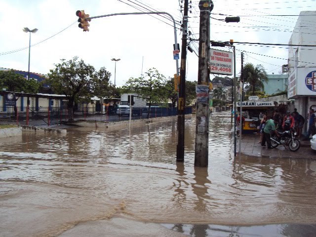 Estouro do canal do Bultrins