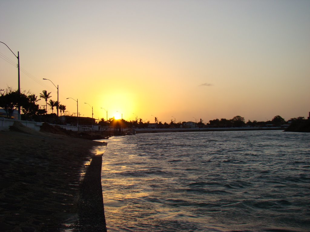 Pôr do Sol na Beira Rio - Parnaiba