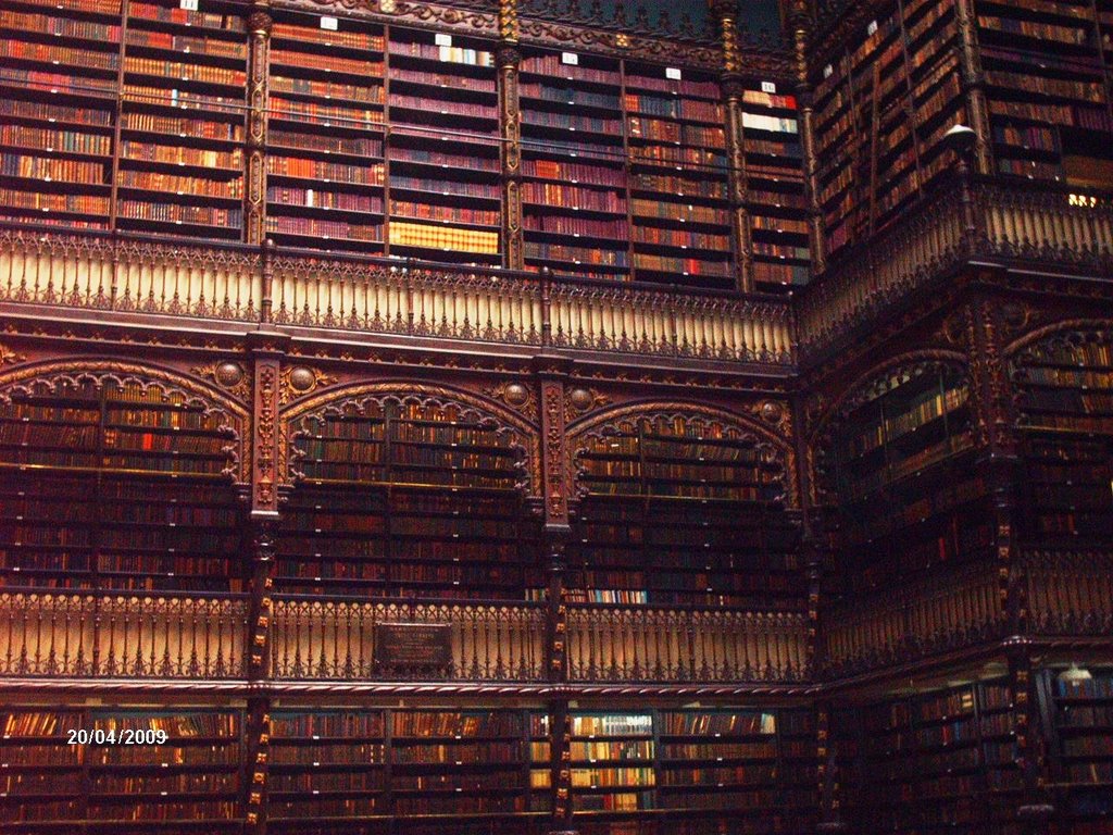 Inside the Royal Portuguese Library (Real Gabinete Português de Leitura)