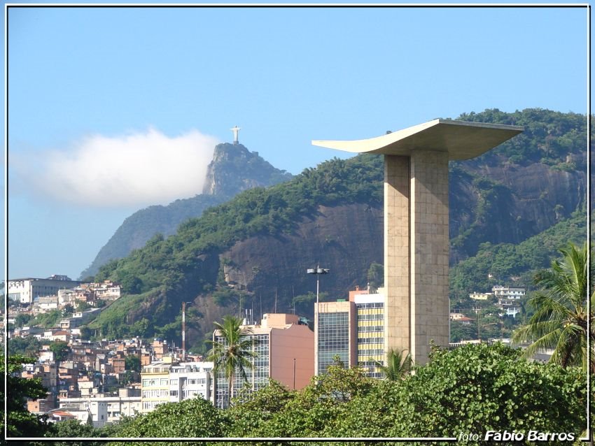 Vista do Cristo à partir da Praça Pistóia -  Foto: Fábio Barros (www.facebook.com/Cidade3d)