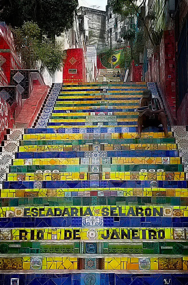 *- Escadaria do Convento de Santa Teresa - *
